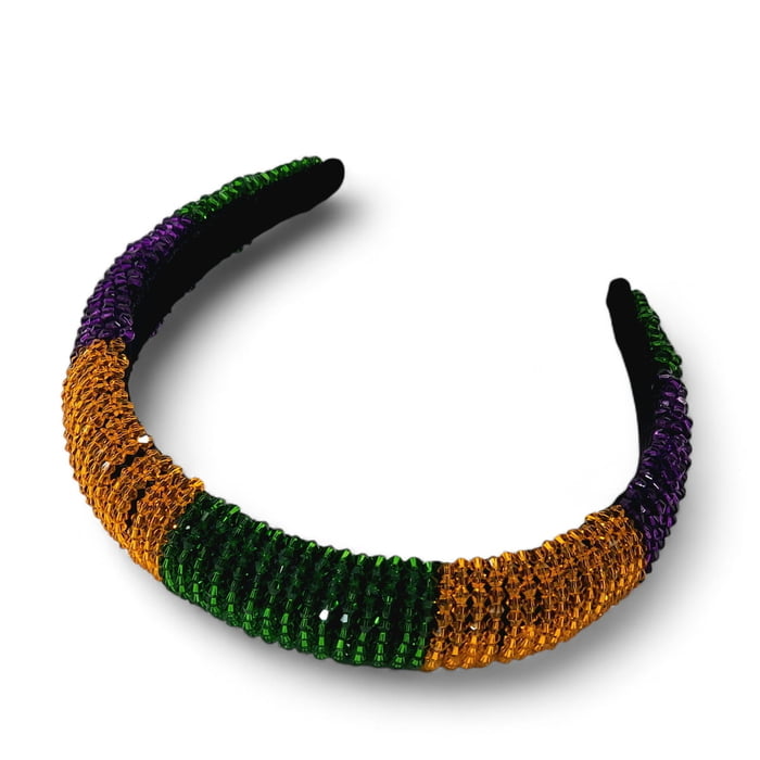 PGG Beaded Headband in 3 Sections