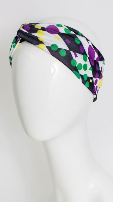 3" Stretch Diamond and Dot Headband