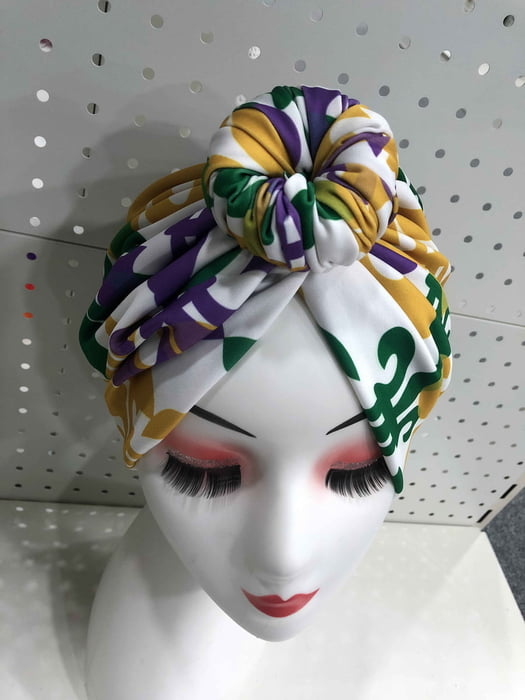 White Turban w PGG Fleur de Lis