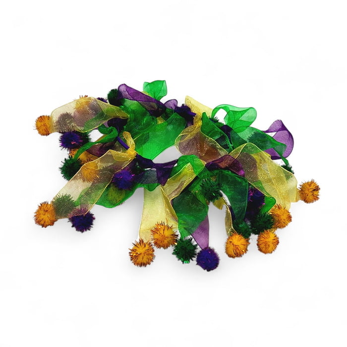 5" Pom Pom Collar, Candlering , Ankle Bracelet
