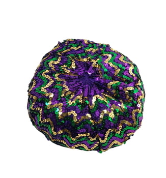 PGG Sequin Beret 7.5"D