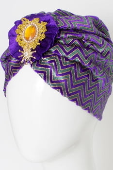 8" PGG Turban w Center Jewel