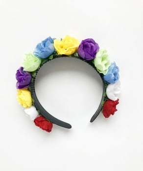 Multi Color Flower Headbaned