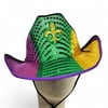 14.5"L X 4" Crown PGG Cowboy Hat W/FDL