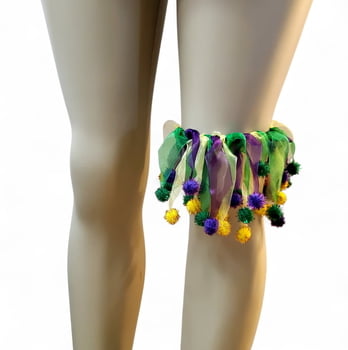 5" Pom Pom Collar, Candlering , Ankle Bracelet