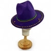 Purple Mardi Gras Rhinestone Hat