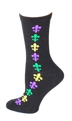 PGG Row of Fleur de Lis Socks Men's