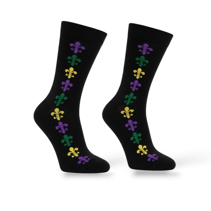 PGG Row of Fleur de Lis Socks Men's