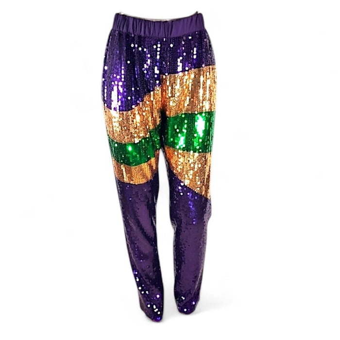 Mardi Gras Sequin Pants