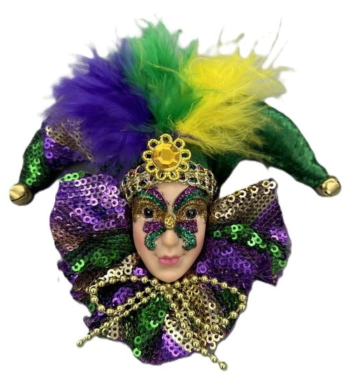 NEW!! 4" Assorted Mardi Gras Magnets