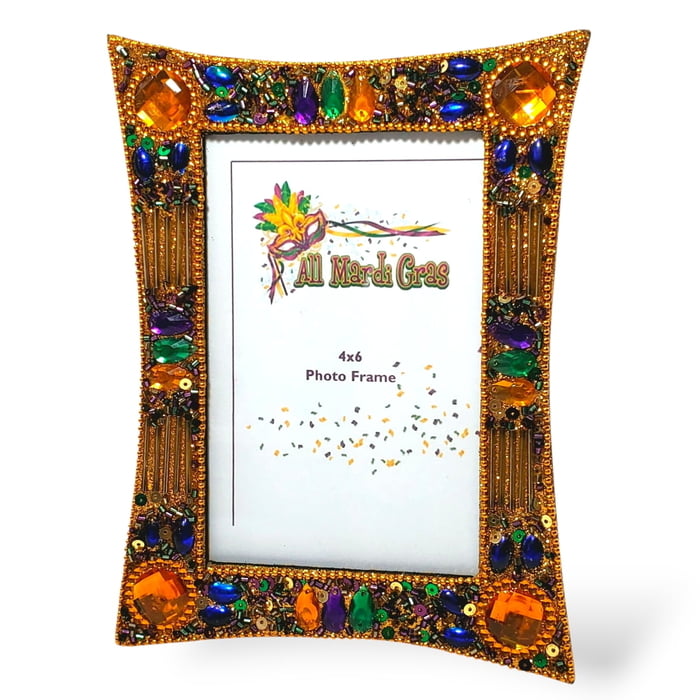 Mardi Gras Burst Frame 4" X 6"