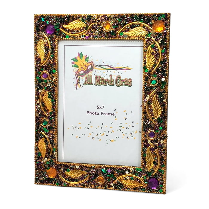 NEW!! 5" X 7" Purple and Gold Frame