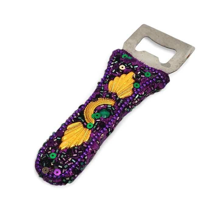 Purple Jeweled Bottle Opener