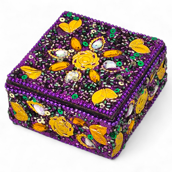 3.5" Square Pretty in Purple Box