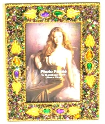 Gold Leaves Frame 4" x 6"