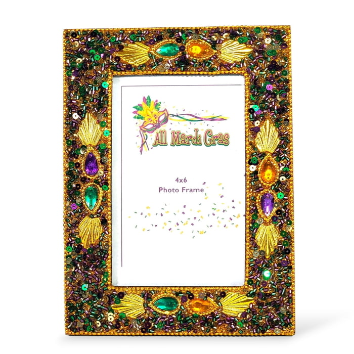 Gold Leaves Frame 4" x 6"