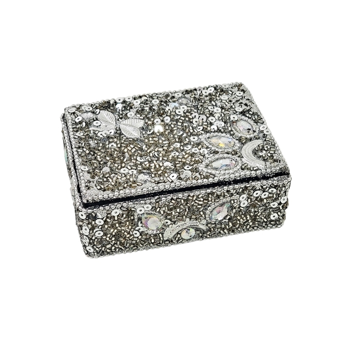 ALL Silver Teardrop Box 3" x 4" x 1.5"