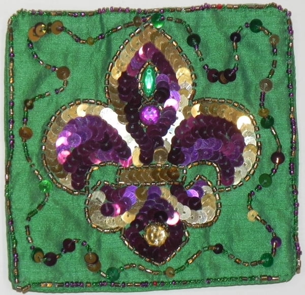 12" X 52" Fleur de Lis Table Runner