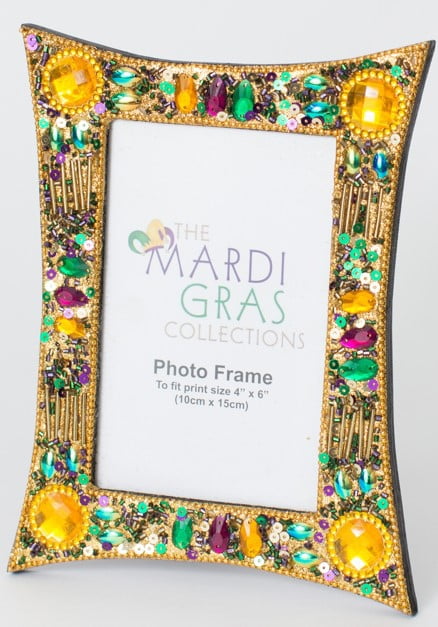 Mardi Gras Burst Frame 4" X 6"