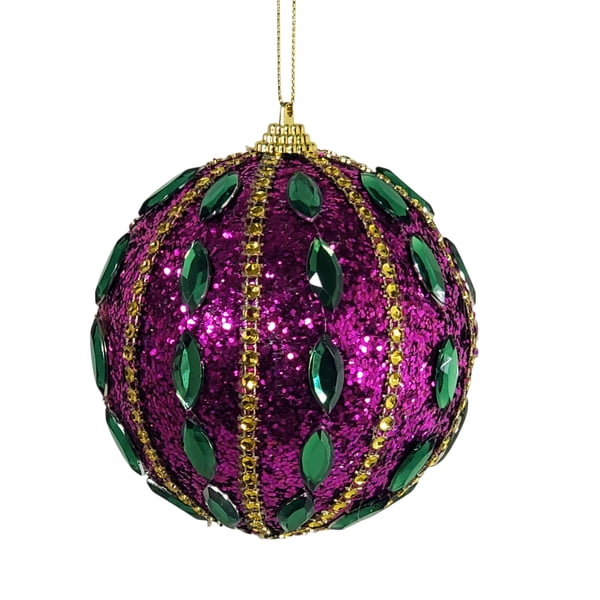 10cm Foam Ball w Decorative Jewels