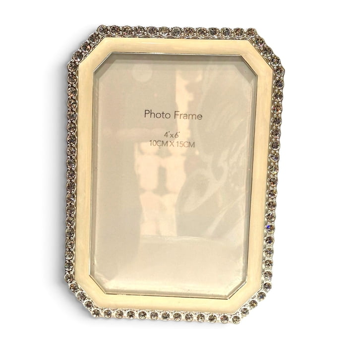 New!! 4x6 Photo Frame w Crystals (Fall 2026 shipping)