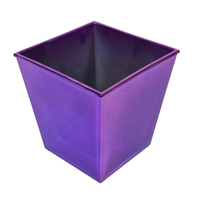 New!! 5"x5"x5.25" Purple Plastic Pot (Fall 2026 shipping)