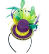 NEW!! PURPLE HAT W GOLD GREEN TRIM