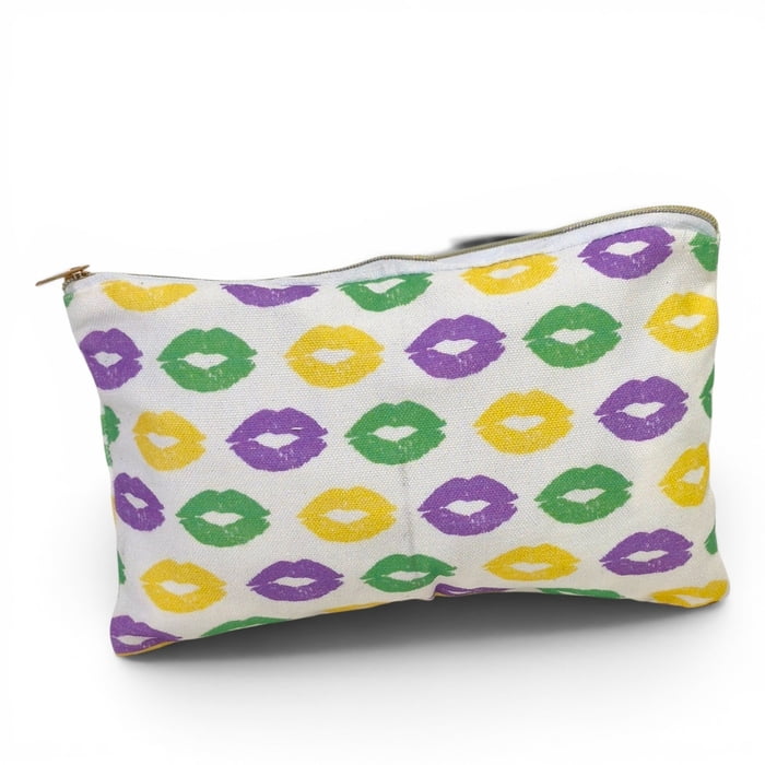 New!! 6" x 9" PGG Lips Cotton Make up Bag (Fall 2026 shipping)