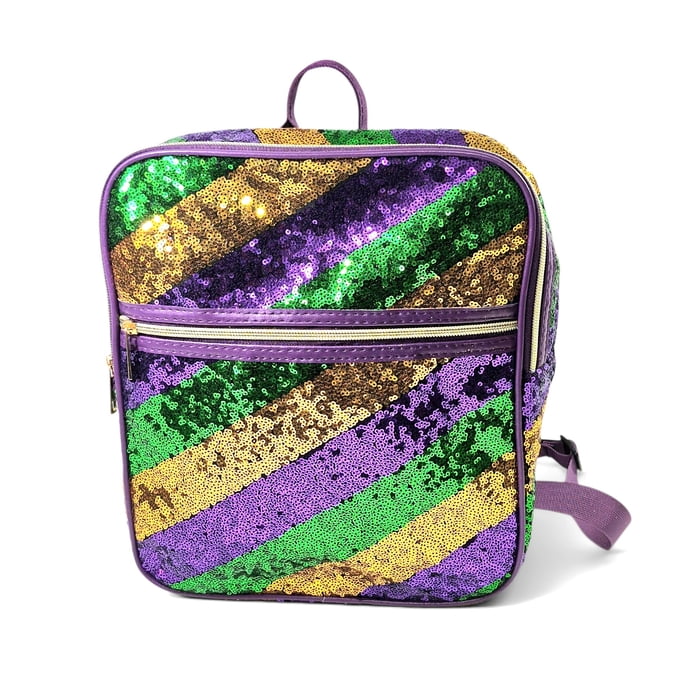New!! 15"x11" "Diagonal Striped Backpack (Fall 2026 shipping)