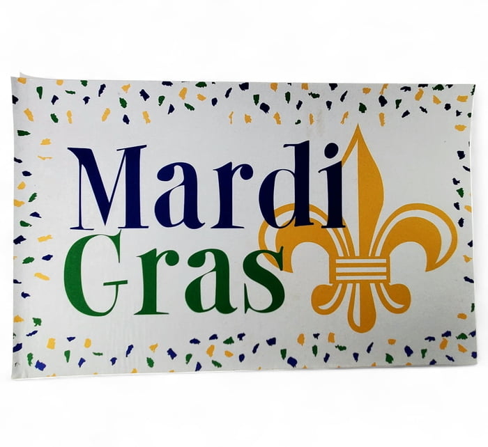 NEW!!! 20" X 32" Mardi Gras Doormat