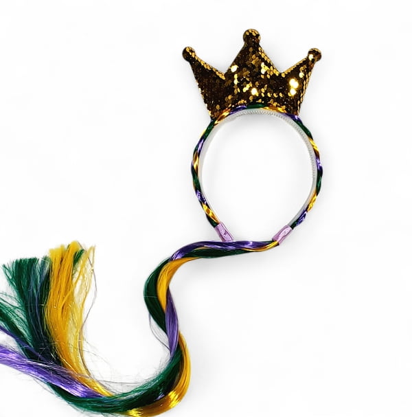 NEW!! Crown Headband w Hair