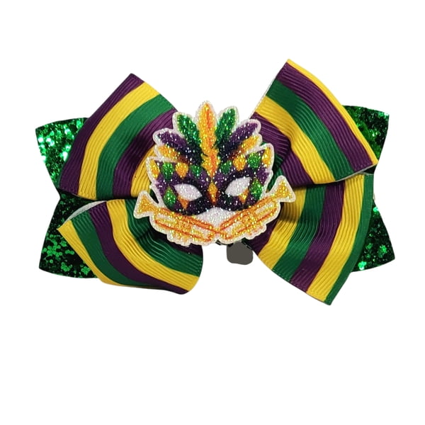 PGG Striped Hairbow 5"