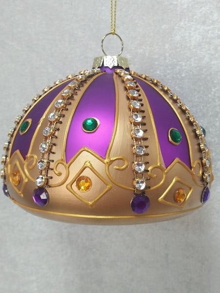 Mardi Gras Crown Ornament