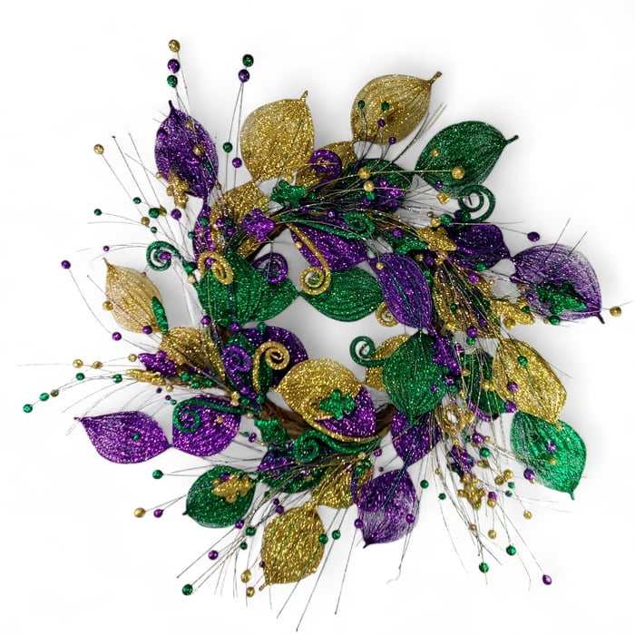 24" PGG TWISTED LEAF WREATH