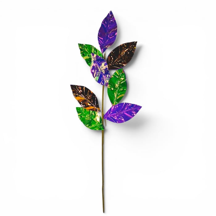 NEW!! 27.5" Asst PGG Metallic Leaf Spray