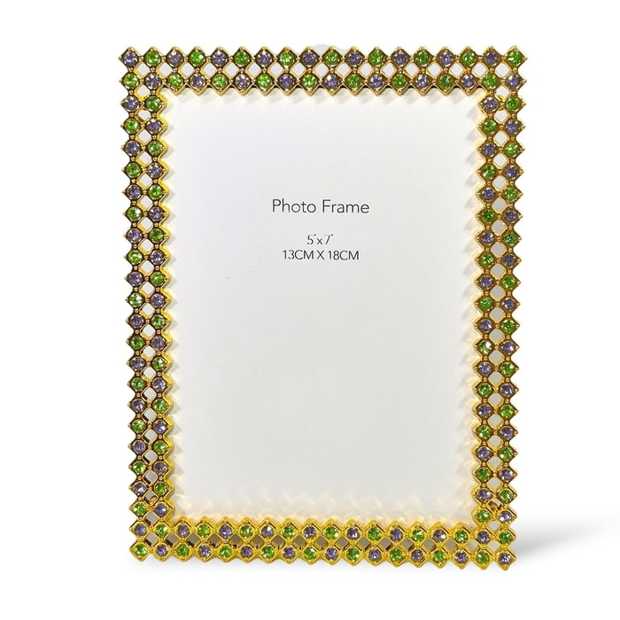 New!! 5x7 Photo Frame w Crystals (Fall 2026 shipping)