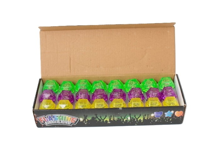 LED PGG Light up Ring 2.5" BX 24