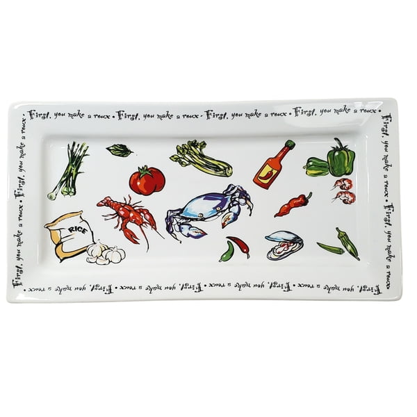 FIRST YOU MAKE A ROUX 13" RECTANGULAR TRY