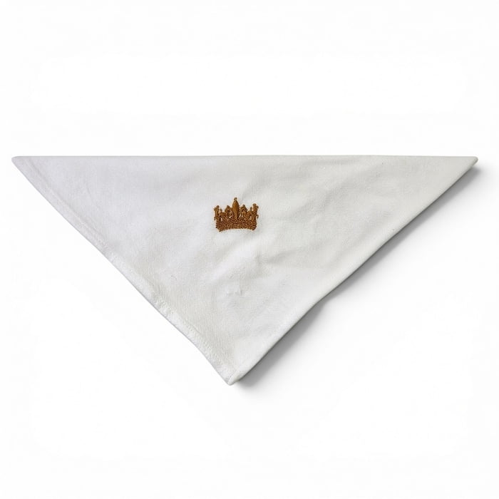 New!! 20" 100% Cotton Embroidered King Crown Napkin (Fall 2026 shipping)