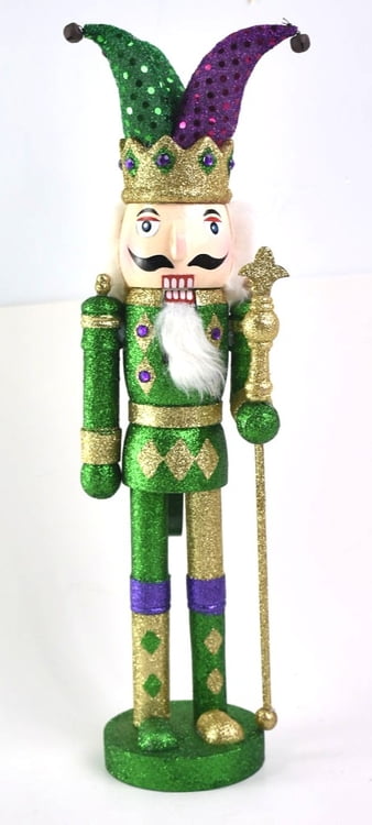 NEW!!16" Glitter Nutcracker Purple and Green Assorted