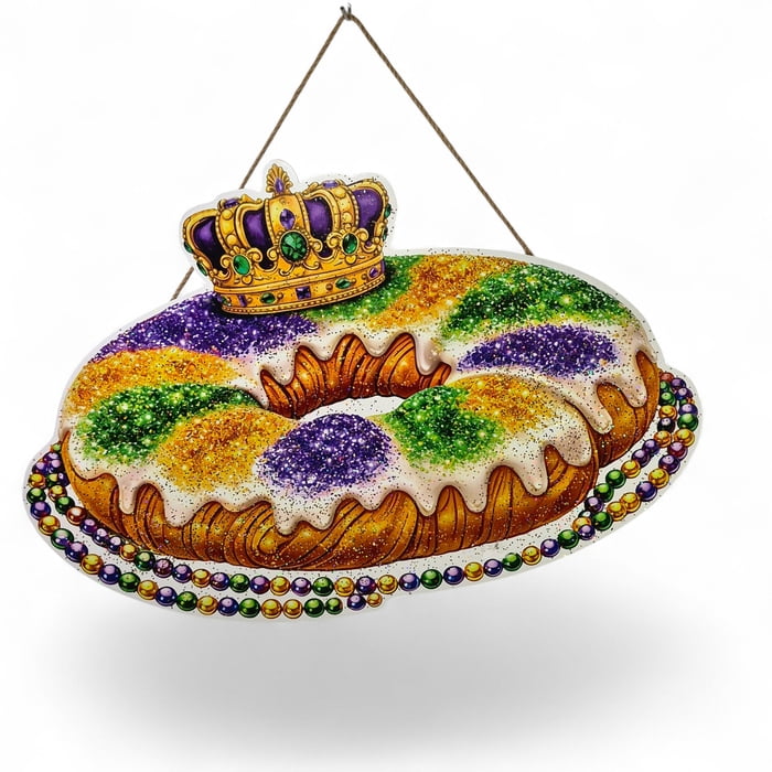 New!! 20in King Cake Decoration
