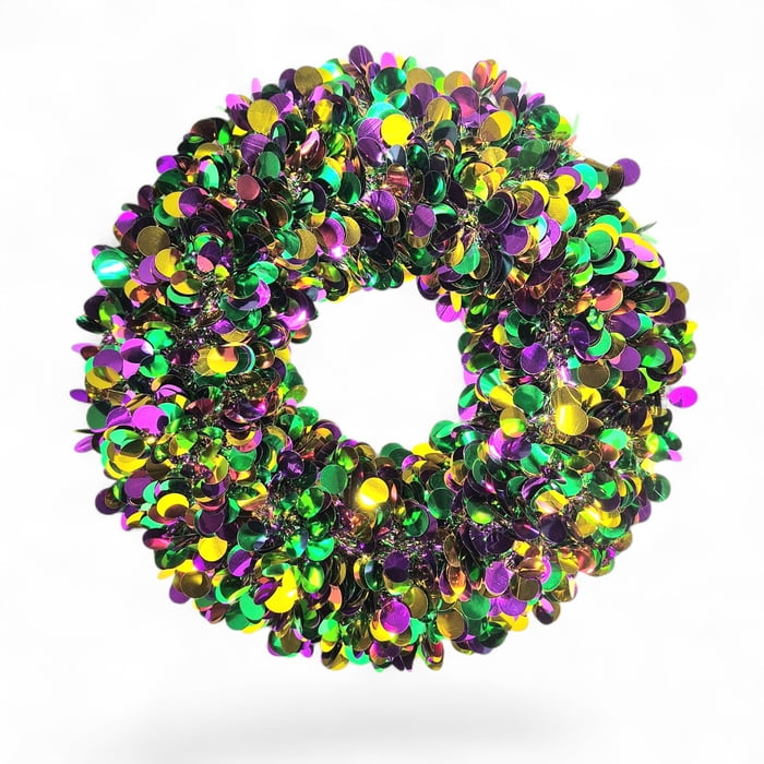New!! 18" Circle Tinsel PGG Wreath (Fall 2026 shipping)