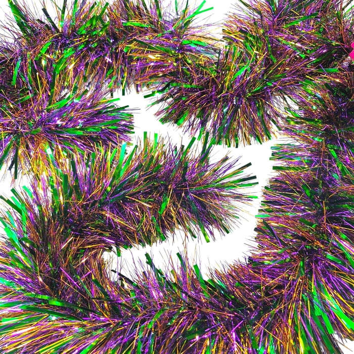 New!! 8"W X 9FT l PGG Wide Green, Narrow P and G Garland (Fall 2026 shipping)