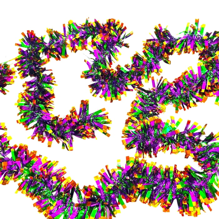 New!! 3.5" X 9FT Thick Tinsel Garland (Fall 2026 shipping)