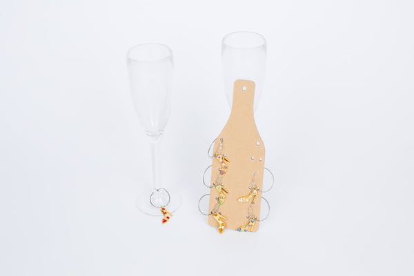 High Heel Wine Charms