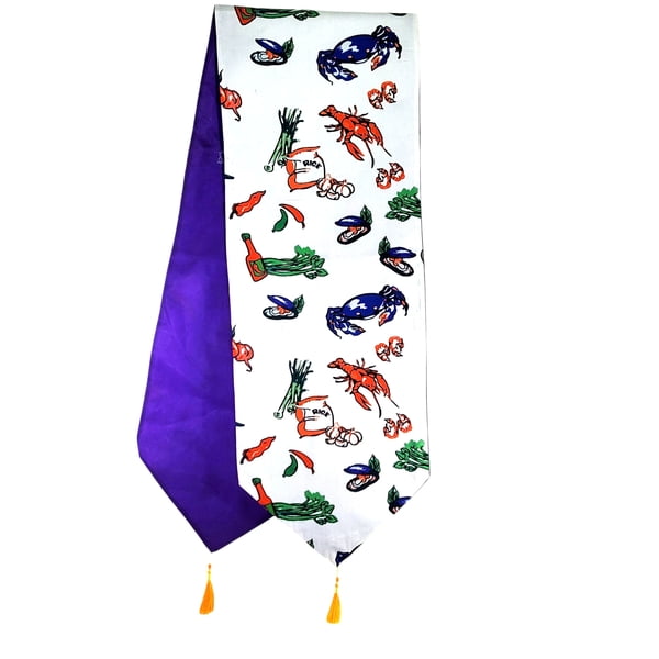 NEW!! 12" X 72" "First You Make a Roux " Table Runner