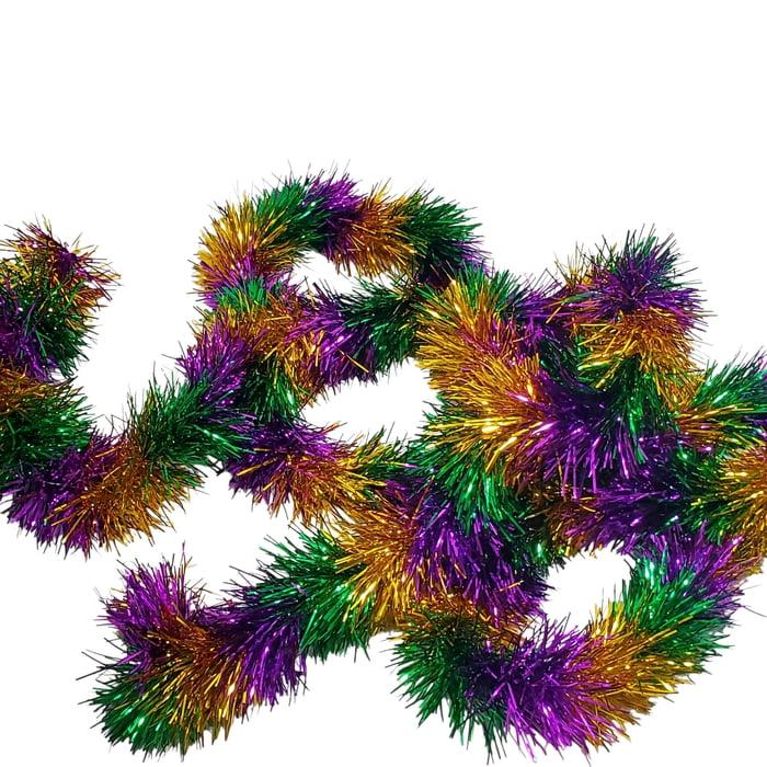 PGG Tinsel Garland 3.5" x 9ft