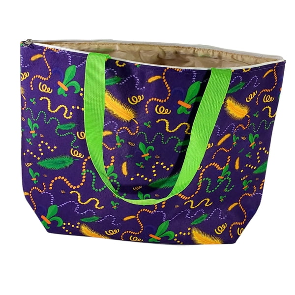 Lg Purple Party Tote Bag