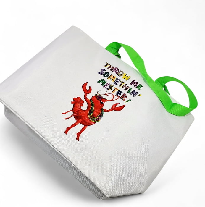 Throw Me Something Mister Rope Bag 16" x 20"