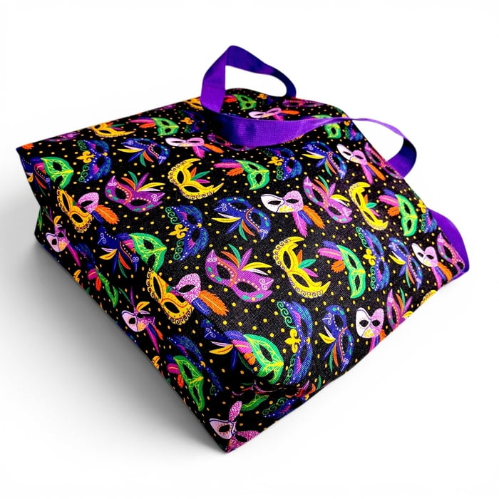 Colorful Mask Bag w Handle 16" x 20"